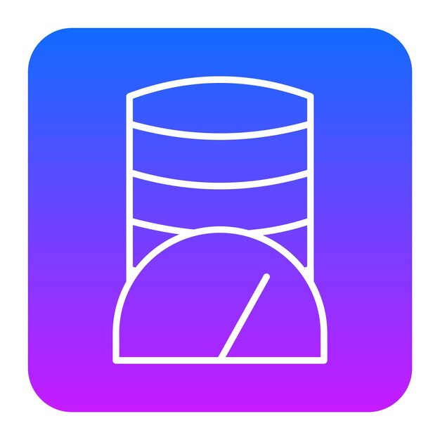 Database Speed Vector Illustration
