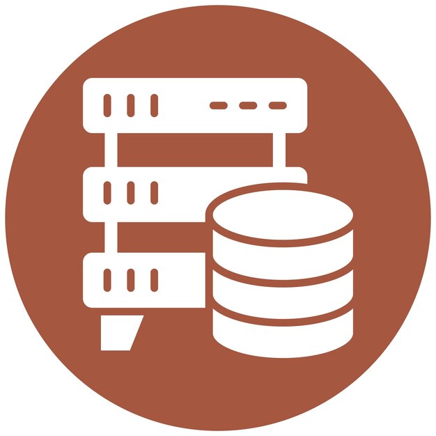 Database Storage Vector Icon Design Illustratie