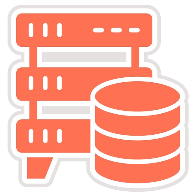 Database Storage Vector Icon Design Illustratie