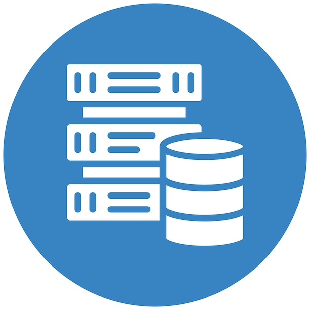 Database Vector Icon Design Illustratie