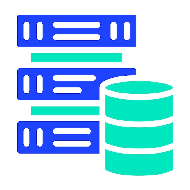 Database Vector Icon Design Illustratie