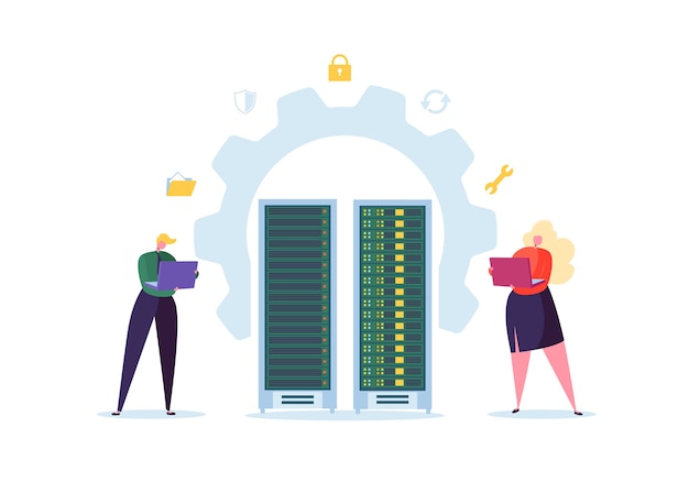 Datacenter technologie concept