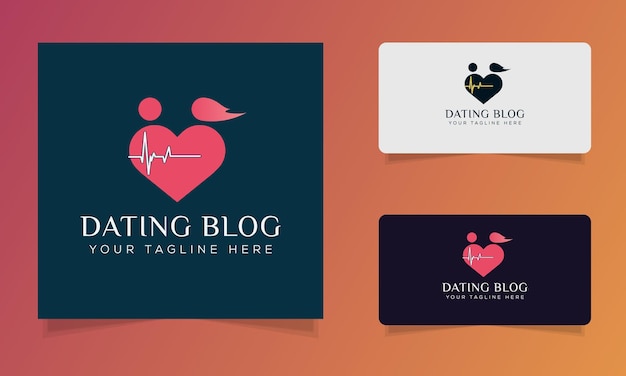 Dating Logo Icon Design for web and mobile app