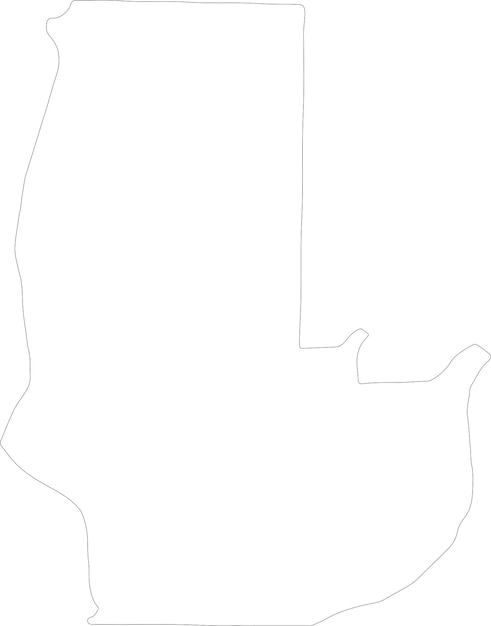 Vector davao philippines outline map