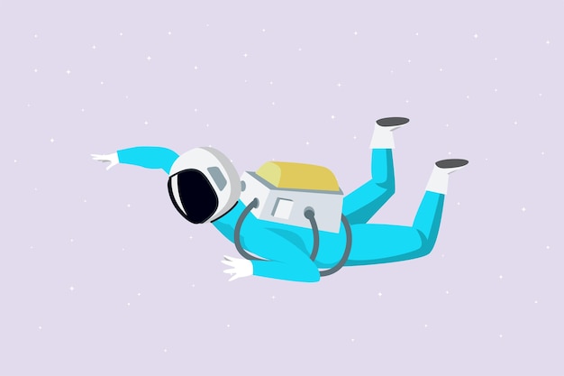 Vector day 497 space astronaut