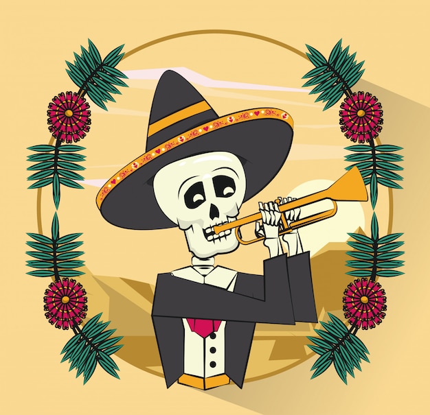 Day of the Dead card