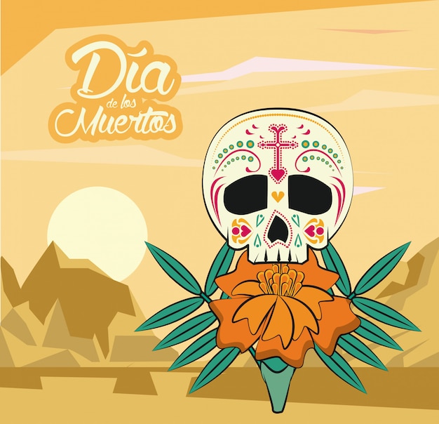 Day of the Dead card