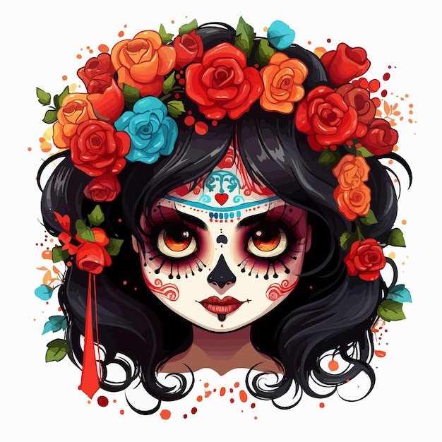 Vector day of the dead illustration