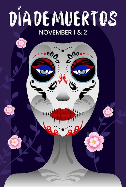 Vector day of the dead vector illustration