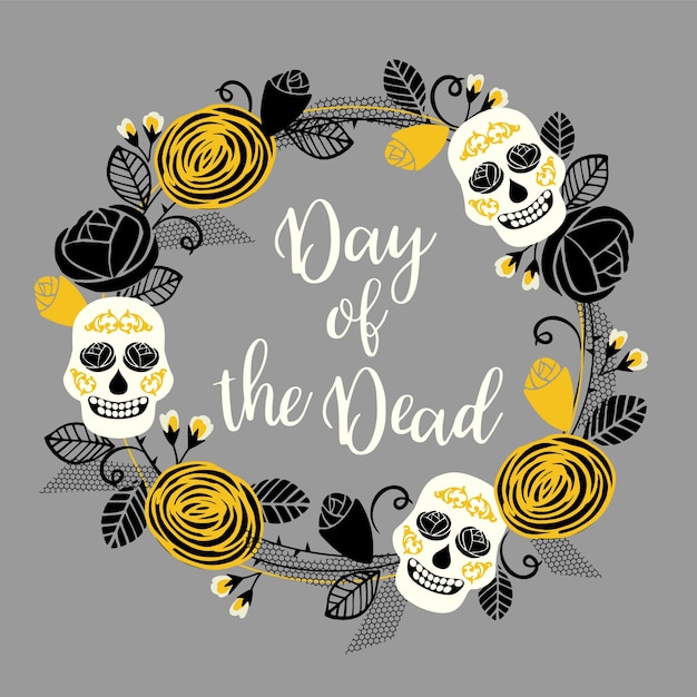 Vector day of the dead.