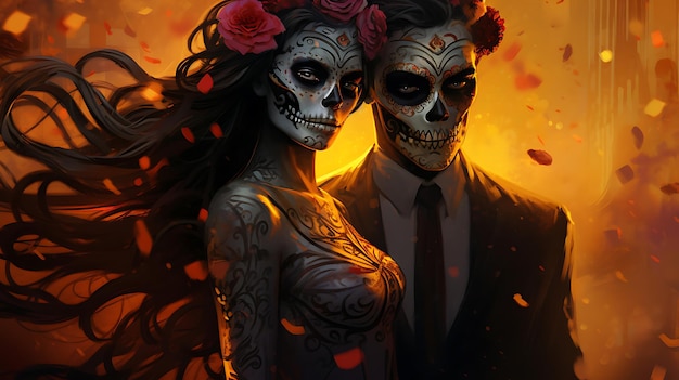 Vector day of the dead