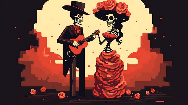 Vector day of the dead