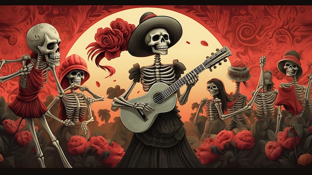 Vector day of the dead