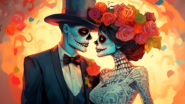 Vector day of the dead