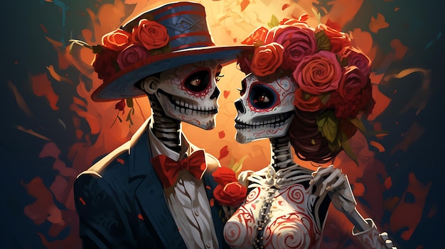 Vector day of the dead