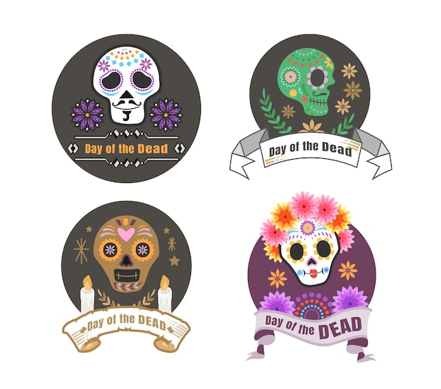 Vector day of the dead