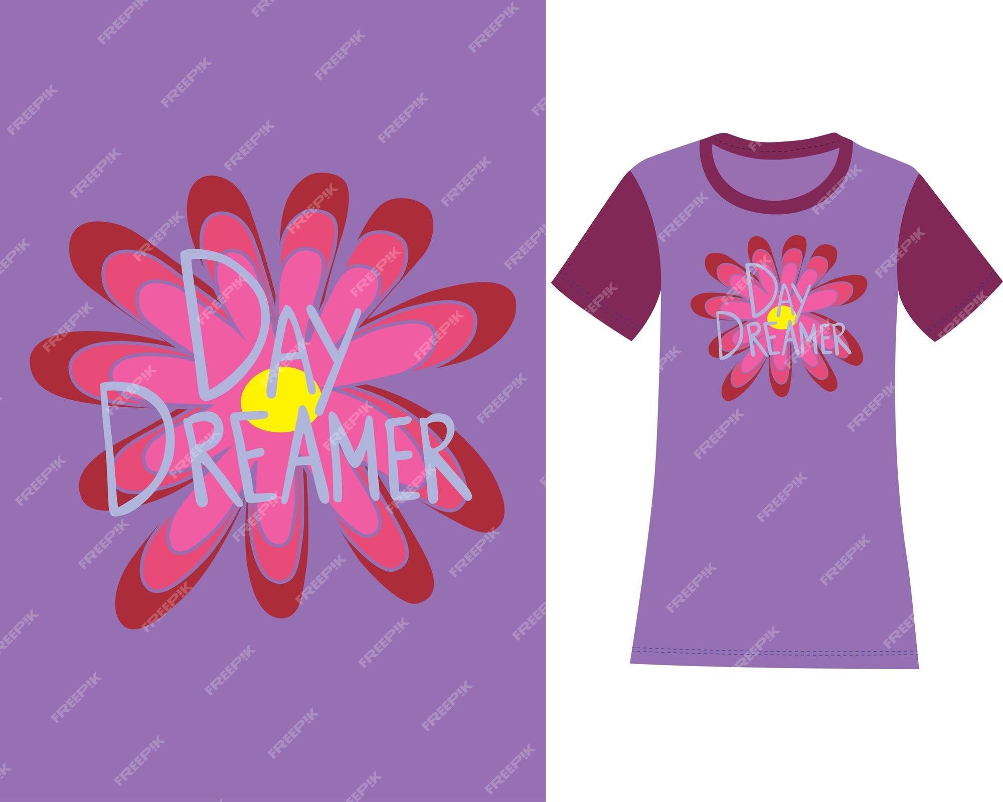 Flower Dress Dreamerl Wall Art For Girls Room - Fizzy Pop Designs