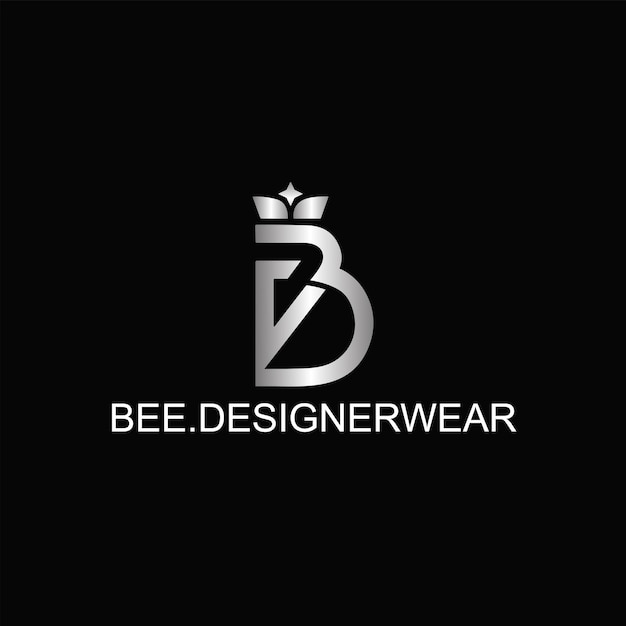 Design del logo del marchio di moda db bd