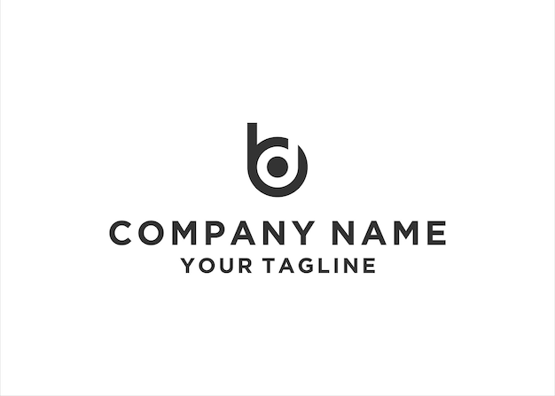 db 또는 bd 로고 디자인 벡터 일러스트 레이 션