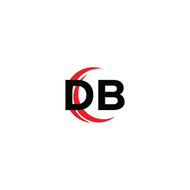 デザイン: DB ビジネス・モノグラム・ロゴ・ベクトル・テンプレート