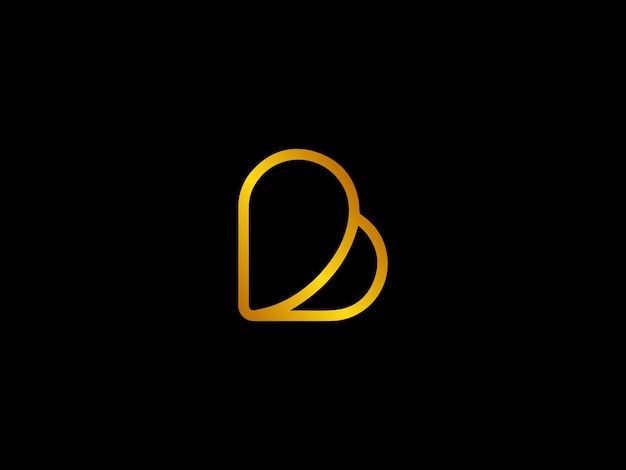 Vettore progettazione del logo db