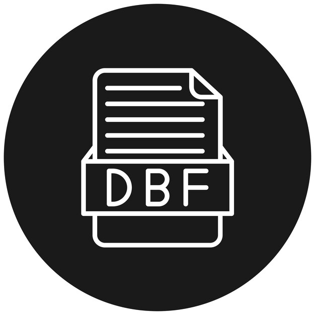 DBF 터 아이콘은 파일 형식 아이콘 세트에 사용할 수 있습니다.