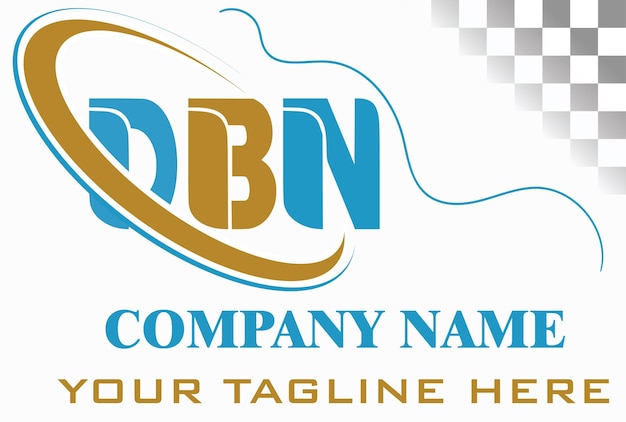Vector dbn letter logo design