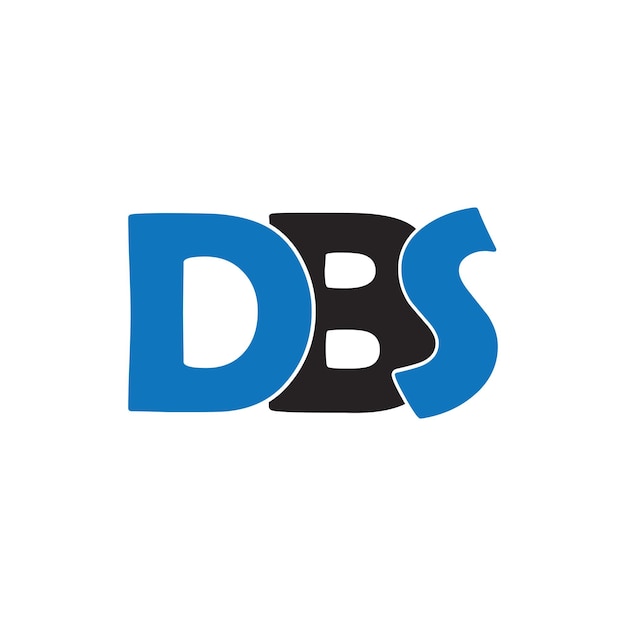 Vector dbs letter logo