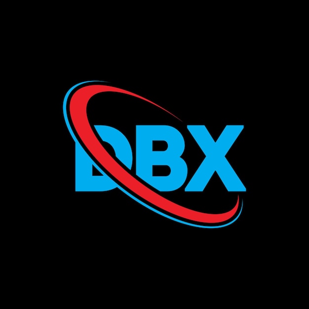 Вектор Логотип dbx буква dbx буква дизайн логотипа инициалы логотипа dbx связаны с кругом и заглавными буквами монограммы логотип dbx типография для технологического бизнеса и бренда недвижимости