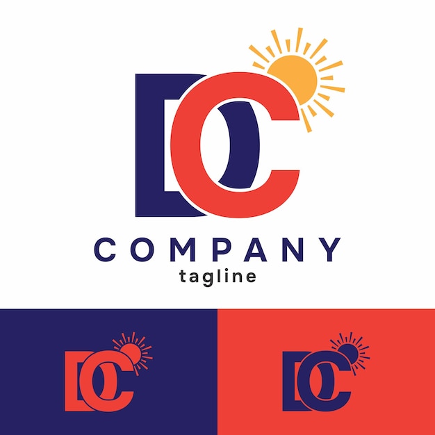 DC-brief met logo van zon Element