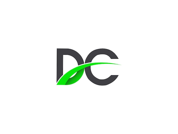 Vettore design del logo dc