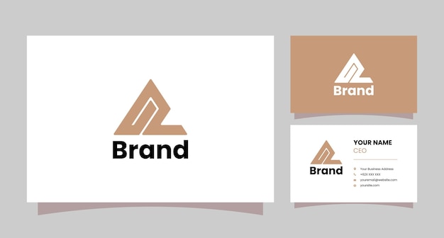 Dc triangle logo with business card