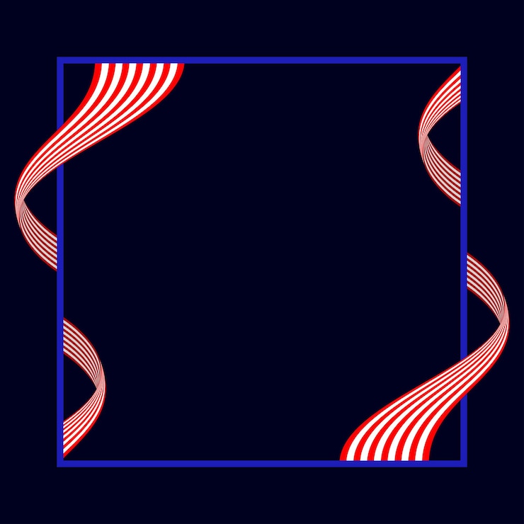 Vector dday element frame design template