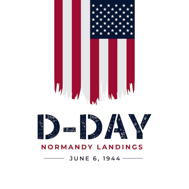 Dday memorial celebrations design template