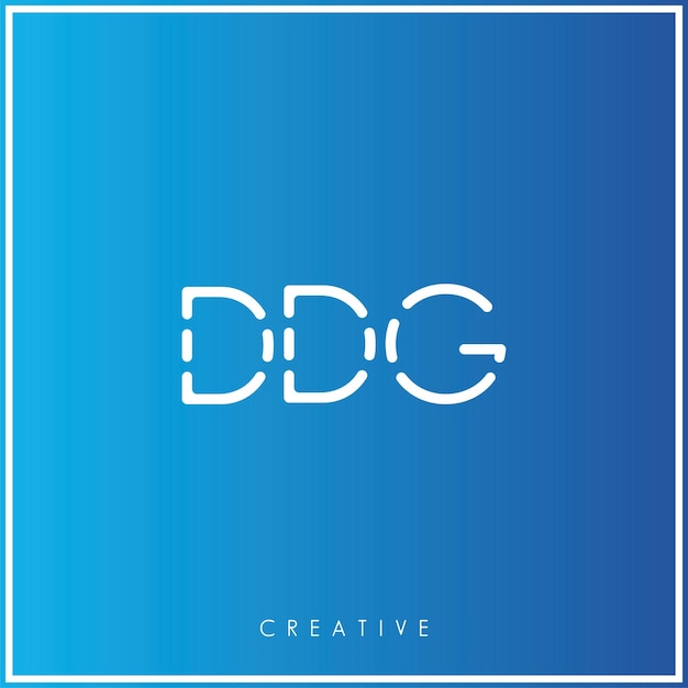 Вектор ddc premium вектор последний дизайн логотипа креативный логотип векторная иллюстрация минимальная монограмма логотипа