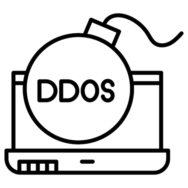 Vector ddos vector illustration