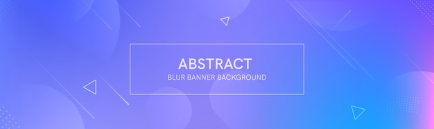 De abstracte banner met de verloopvormen en de wazige achtergrond met lichte kleuren. De dynamische vormsamenstelling.