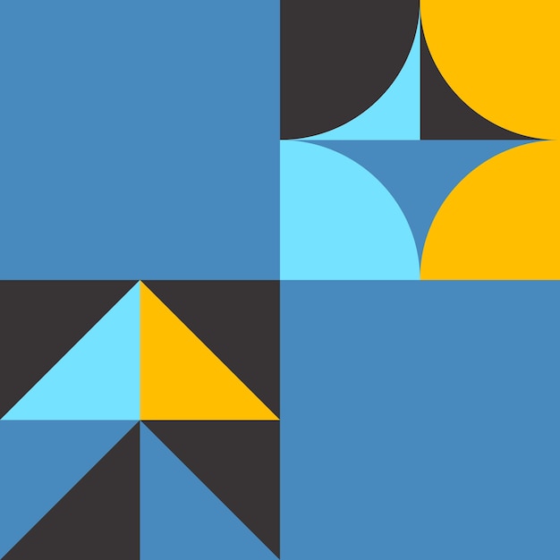 De abstracte blauwe geometrische achtergrond van het kunstpatroon van geometrische minimalistisch