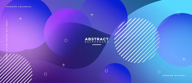 De abstracte geometrische banner van de vormensamenstelling