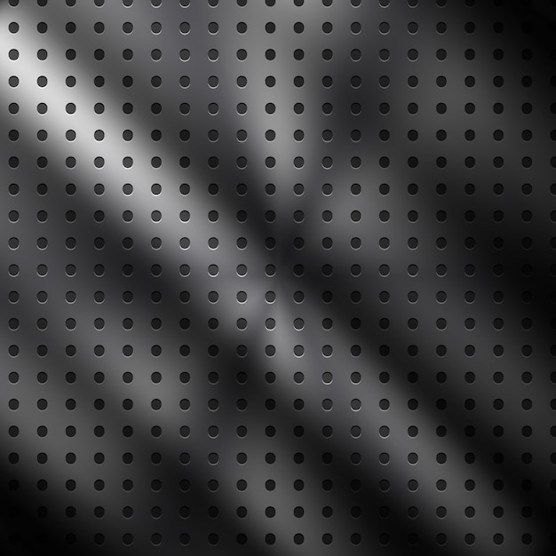 Vector de abstracte zwarte textuur van de metaalgrill met licht