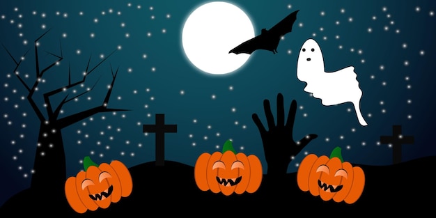 Vector de achtergrond van halloween ontwerp