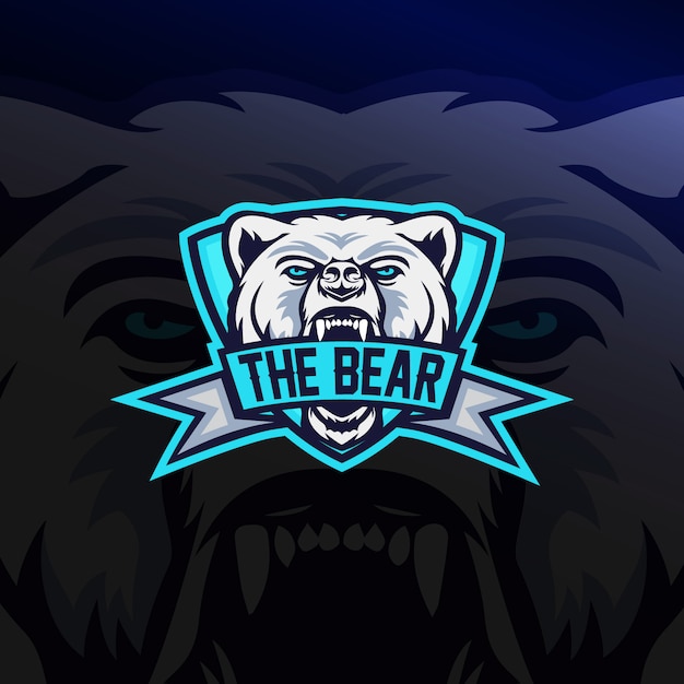 De bear logo e-sport