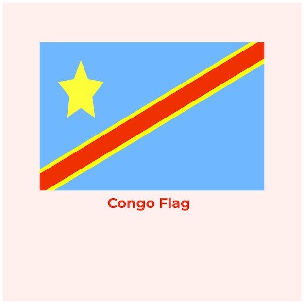 Vector de congo-vlag