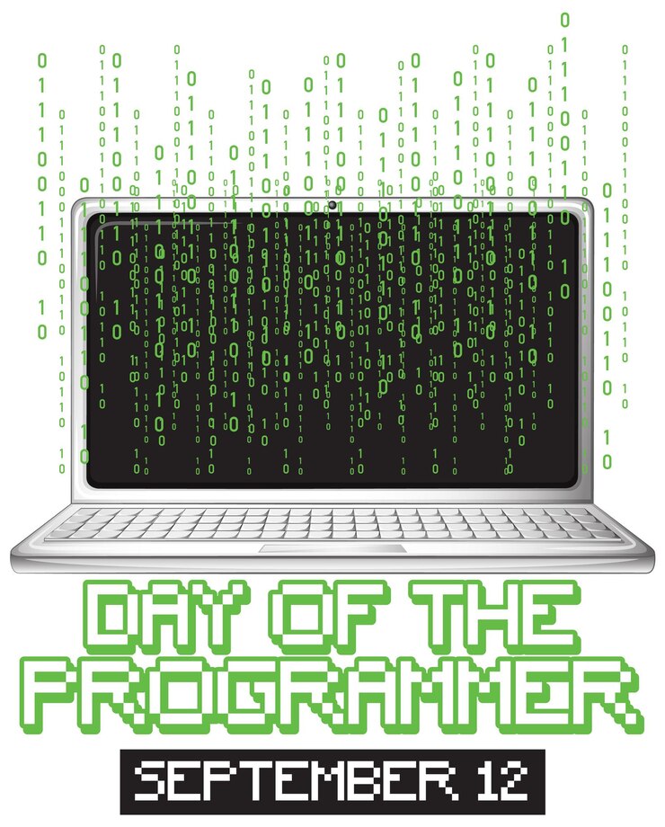 Vector de dag van de programmeur-poster