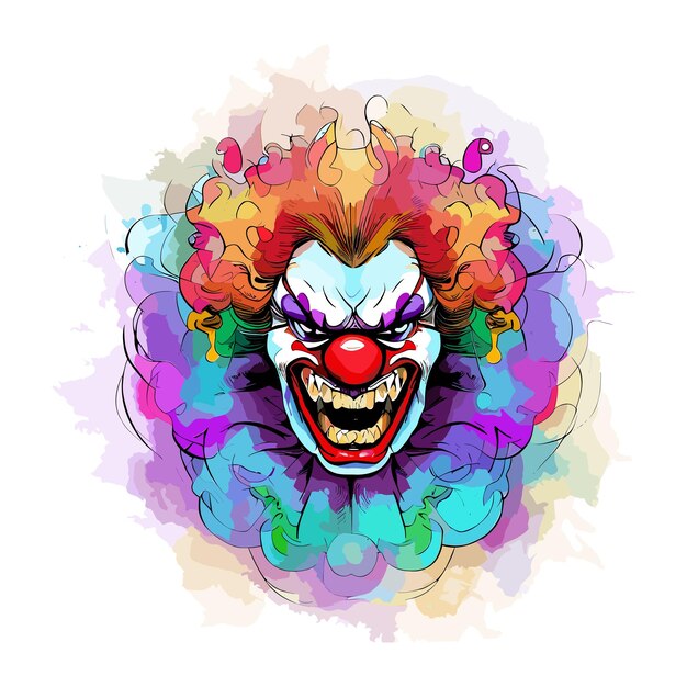 De energieke rampage van de woedende Circus Joker