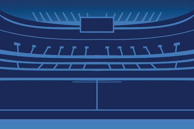 De gebouwen van voetbalstadions. stadion lijntekening illustratie vector. Voetbalstadion schets vector