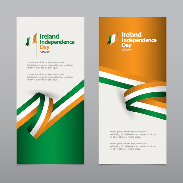 De gelukkige van de de onafhankelijkheidsdag van ierland van het de vieringsmalplaatje ontwerpillustratie