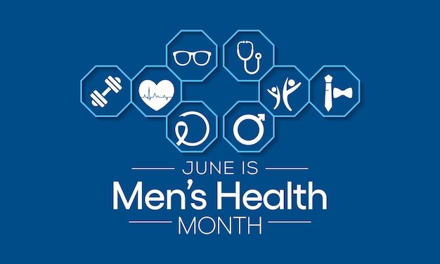 De gezondheidsmaand voor mannen wordt elk jaar in juni gevierd