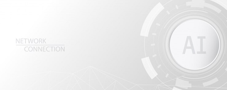 De grijze en witte abstracte achtergrond van de technologiebanner