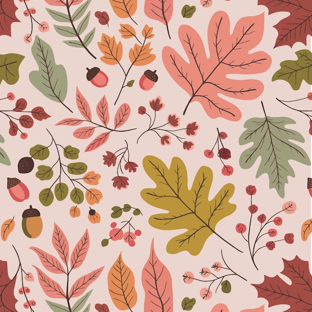 De herfst laat het patroon zien
